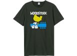 Amplified - Maglietta "Peace And Love"" Da Uomo/Donna Unisex GD1583 (3XL) (Charcoal)"