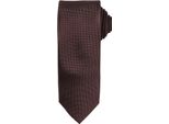 Premier - Cravatta Per Uomo/Donna Unisex PC5860 (Taglia Unica) (Marrone)