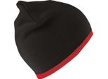 Result - Berretto Reversibile Uomo/Donna Unisex PC5837 (Taglia Unica) (Nero/Rosso)