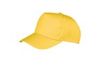 Result - Cappellino Da Baseball "Boston"" PC5947 (Taglia Unica) (Giallo)"
