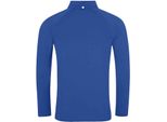 Awdis Cool - Top In Felpa Con Mezza Zip Da Uomo PC5969 (L) (Royal Blue/Arctic White)