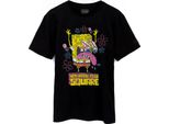 Spongebob Squarepants - Maglietta "Not Afraid To Be Square"" Per Bambini NS7238 (M) (Schwarz)"