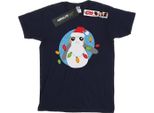 Star Wars - Maglietta "Gli Ultimi Jedi"" Per Ragazzi BI36641 (128) (Blu Navy)"