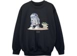 Star Wars - Felpa "The Mandalorian"" Per Ragazzi BI36651 (116) (Nero)"