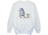 Star Wars - Felpa "The Mandalorian"" Per Ragazzi BI36651 (152-158) (Bianco)"