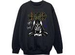 Star Wars - Felpa "Comp"" Per Bambina BI36710 (116) (Nero)"