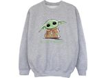 Star Wars - Felpa "The Mandalorian"" Da Ragazzo BI36723 (128) (Grigio)"