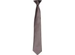 Premier - Cravatta Per Uomo/Donna Unisex PC6346 (Taglia Unica) (Grigio Scuro)