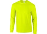 Gildan - Maglietta "Ultra"" Per Uomo/Donna Unisex A Manica Lunga PC6430 (M) (Safety Green)"