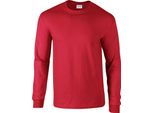 Gildan - Maglietta Unisex A Maniche Lunghe "Ultra"" Uomo/Donna PC6430 (5XL) (Rosso)"