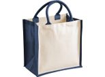 Westford Mill - Borsa Per La Spesa, Iuta PC6348 (Taglia Unica) (Blu Navy)