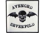 Avenged Sevenfold - Death Bat - Toppa "Negative"" - Poliestere RO10099 (Taglia Unica) (Nero/Bianco)"