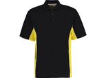 Gamegear - Polo "Track"" Da Uomo PC6427 (Xl) (Nero/Giallo)"