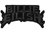 Billie Eilish - Flames - Toppa Da Stirare, Tessuto RO10155 (Taglia Unica) (Nero/Grigio)