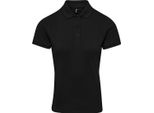 Premier - Polo Da Donna PC6467 (L) (Nero)