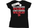 Disney - Maglietta "High School Musical The Musical Once A Wildcat"" Per Donna BI24370 (S) (Schwarz)"