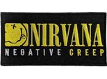 Nirvana - Toppa Da Stirare "Negative Creep"", Tessuto RO10161 (Taglia Unica) (Nero/Giallo/Bianco)"
