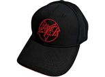 Slayer - Cappellino Da Baseball Logo RO10111 (Taglia Unica) (Nero/Rosso)
