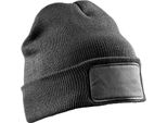 Result Winter Essentials - Uomo/Donna Unisex Printed Flat Beanie RW9407 (Taglia Unica) (Grigio)