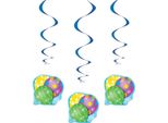 Unique Party - Palloncini Twinkle - Decorazione Da Appendere Confezione Da 3 Pezzi - Plastica, Carta SG28583 (Taglia Unica) (Colorato)