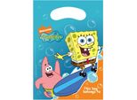 Spongebob Squarepants - Sacchetti Party Confezione Da 6 SG29374 (Taglia Unica) (Colorato)