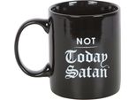 Something Different - Tazza Da Caffè "Non Oggi Satana"" SD5574 (Taglia Unica) (Nero/Bianco)"