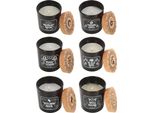 Something Different - Candela Profumata "Midnight Ritual"" Confezione Da 6 SD5619 (Taglia Unica) (Nero)"
