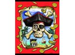 Unique Party - Sacchetti Di Plastica Per Feste "Pirate Bounty"" Confezione Da 8 Pezzi SG30548 (Taglia Unica) (Colorati)"