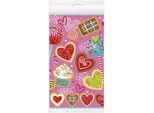 Unique Party - Sweet - Tovaglia, Plastica, San Valentino SG29870 (Taglia Unica) (Colorato)