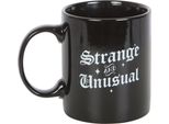 Something Different - Tazza Da Caffè "Strange And Unusual"" SD5576 (Taglia Unica) (Nero/Bianco)"