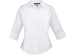 Premier - Camicia Da Donna Con Maniche A 3/4 PC6704 (38 It) (Bianco)