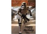 Star Wars - Biglietto Di Compleanno "Figlio"" - Cartoncino SG31234 (Taglia Unica) (Colorato)"