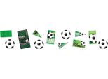 Amscan - Calcio - Decorazione 12 Pezzi - Scatola Di Cartone SG29304 (Taglia Unica) (Verde/Nero/Bianco)