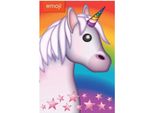 Emoji - Stelle E Unicorno - Biglietto D'auguri, Compleanno - Cartoncino SG29985 (Taglia Unica) (Colorato)