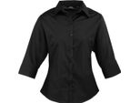 Premier - Camicia Da Donna Con Maniche A 3/4 PC6704 (38 It) (Nero)