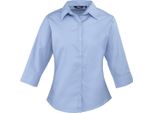 Premier - Camicia Da Donna Con Maniche A 3/4 PC6704 (38 It) (Blu Medio)