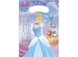 Cenerentola - Sacchetti Glitterati Per Feste Confezione Da 6 SG29963 (Taglia Unica) (Blu/Viola)
