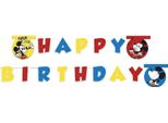 Disney - Ghirlanda "Super Cool"", Buon Compleanno - Cartone SG29864 (Taglia Unica) (Giallo/Rosso/Blu)"