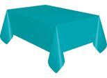 Unique Party - Rettangolare - Tovaglia Per Feste, Pieghevole In Plastica SG30839 (Taglia Unica) (Blu Caraibico)