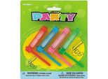 Unique Party - Unicolour Noisemaker 4-Pack SG32037 (Taglia Unica) (Multicolore)