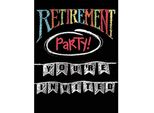 Creative Party - Lavagna - Inviti Per Il Pensionamento, Confezione Da 8 Pezzi SG30250 (Taglia Unica) (Nero/Bianco)