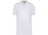 Kariban - Polo Antibatterica Da Uomo PC6661 (M) (Bianco)