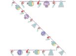 Disney Princess - Ghirlanda - Cartone SG31212 (Taglia Unica) (Turchese)