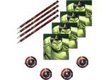 Avengers Assemble - Set Di Cancelleria 12 Pezzi SG32012 (Taglia Unica) (A Colori)