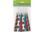 Noisemaker "Fancy"" Confezione Da 6 SG31929 (Taglia Unica) (Colorato)"