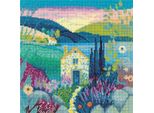 Kit Per Ricamo A Punto Croce Heritage In Aida "Peaceful Retreat"", Schema Per Il Conteggio, MSPR1708, 20,5X20,5Cm"