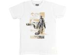 Star Wars: The Mandalorian - Maglietta Da Uomo/Donna Unisex RO10312 (M) (Bianco)