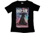 David Bowie - Maglietta "Moonage Daydream"" Da Donna RO10347 (S) (Nero)"