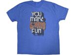 Fleetwood Mac - Maglietta "You Make Loving Fun"" Per Uomo/Donna Unisex RO10270 (Xxl) (Blu)"