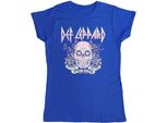 Def Leppard - Maglietta "Pour Some Sugar On Me"" Donna RO10277 (S) (Blu)"